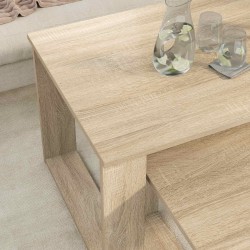 Ensemble de tables basses 2 pcs Chêne Sonoma Bois d'ingénierie 630881630881
