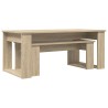 Ensemble de tables basses 2 pcs Chêne Sonoma Bois d'ingénierie 630881630881