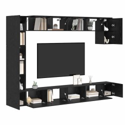 Ensemble meuble TV 9 pcs Chêne noir Bois d'ingénierie 630882630882