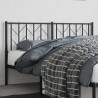  Tête de lit métal noir 150 cm 