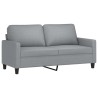 Ensemble de canapés 3 pcs avec coussins Gris clair Tissu 630892630892