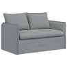 Canapé Gris clair 136 x 82 x 85 cm tissu 630914630914