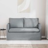 Canapé Gris clair 136 x 82 x 85 cm tissu 630914630914