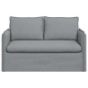 Canapé Gris clair 136 x 82 x 85 cm tissu 630914630914