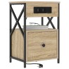 Cabinet de chevet 2 pcs Chêne Sonoma 40 x 31 x 60 cm 630924630924