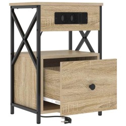 Cabinet de chevet 2 pcs Chêne Sonoma 40 x 31 x 60 cm 630924630924