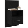 Cabinet de chevet avec tiroir 2 pcs Chêne noir 50 x 32.5 x 80cm 630925630925