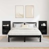 Cabinet de chevet avec tiroir 2 pcs Chêne noir 50 x 32.5 x 80cm 630925630925