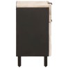Cabinet de chevet Blanc 50 x 33 x 60 cm Bois de mangue massif 630926630926