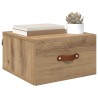 Cabinet de chevet mural 35 x 35 x 20 cm Bois d'ingénierie 630927630927