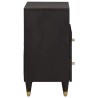 Cabinet de chevet Noir 50 x 33 x 62 cm Bois de mangue massif 630928630928