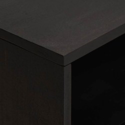Cabinet de chevet Noir 50 x 33 x 62 cm Bois de mangue massif 630928630928