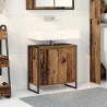 Cabinet de salle de bain avec porte Bois Ancien 60 x 30 x 60 cm 630929630929
