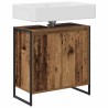 Cabinet de salle de bain avec porte Bois Ancien 60 x 30 x 60 cm 630929630929