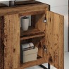 Cabinet de salle de bain avec porte Bois Ancien 60 x 30 x 60 cm 630929630929