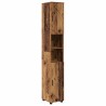 Cabinet de salle de bain Bois Ancien 30 x 35 x 192 cm 630930630930
