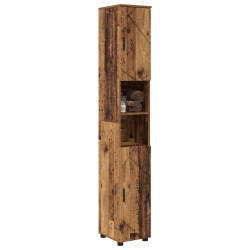 Cabinet de salle de bain Bois Ancien 30 x 35 x 192 cm 630930630930