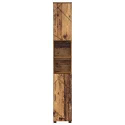 Cabinet de salle de bain Bois Ancien 30 x 35 x 192 cm 630930630930
