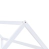Cadre de lit d'enfant Blanc Bois de pin massif 90 x 200 cm 630932630932