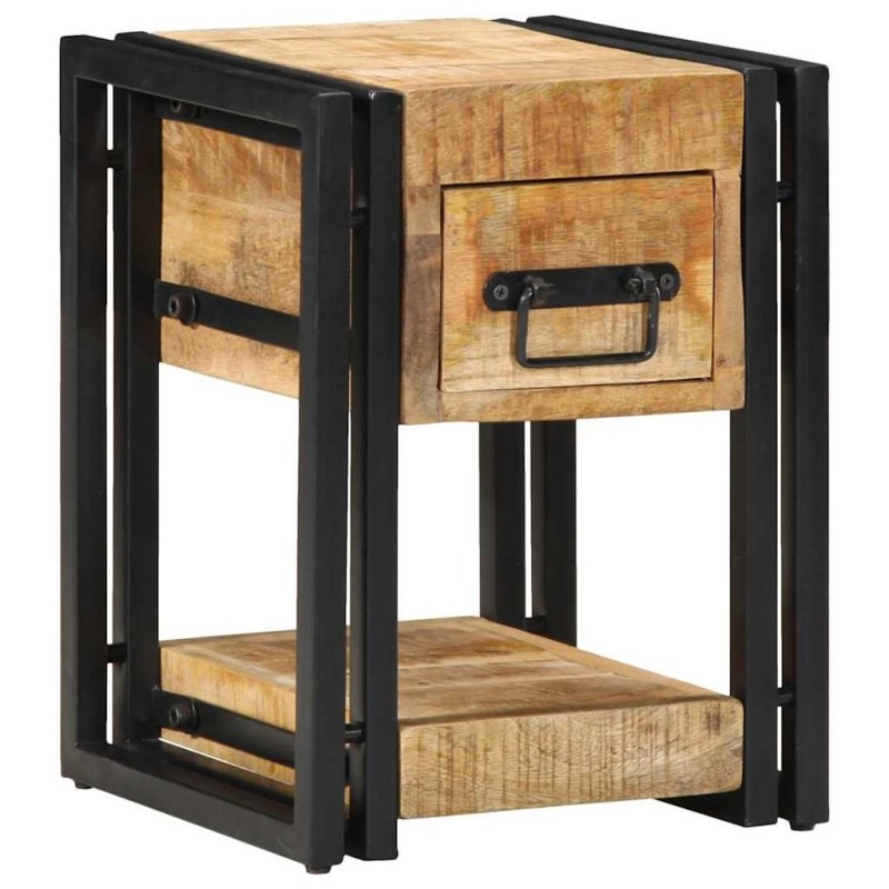 Cabinet de chevet 2 pcs 30 x 30 x 40 cm Bois de mangue massif 630935630935