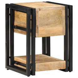 Cabinet de chevet 2 pcs 30 x 30 x 40 cm Bois de mangue massif 630935630935