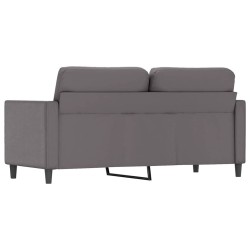 Canapé à 2 places Gris 140 cm Similicuir 630936630936