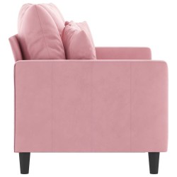 Canapé à 2 places Rose 120 cm Velours 630938630938