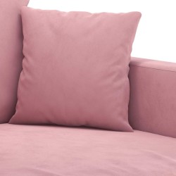 Canapé à 2 places Rose 120 cm Velours 630938630938