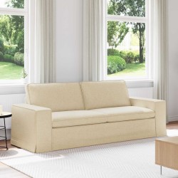 Canapé Crème 222 x 80 x 82 cm tissu 630942630942