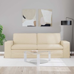 Canapé Crème 222 x 80 x 82 cm tissu 630942630942
