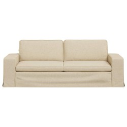 Canapé Crème 222 x 80 x 82 cm tissu 630942630942