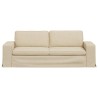 Canapé Crème 222 x 80 x 82 cm tissu 630942630942