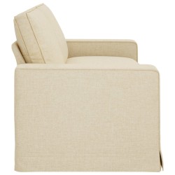 Canapé Crème 222 x 80 x 82 cm tissu 630942630942