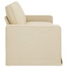 Canapé Crème 222 x 80 x 82 cm tissu 630942630942