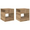 Table d'appoint 2 pc Chêne artisanal 40,5 x 40 x 45 cm 630977630977