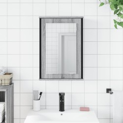 Armoire à miroir de salle de bain sonoma gris bois d’ingénierie 630992630992