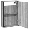 Armoire à miroir de salle de bain sonoma gris bois d’ingénierie 630992630992