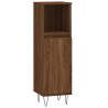 Armoire de bain chêne marron 30x30x100 cm bois d'ingénierie 630994630994