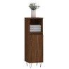 Armoire de bain chêne marron 30x30x100 cm bois d'ingénierie 630994630994