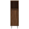 Armoire de bain chêne marron 30x30x100 cm bois d'ingénierie 630994630994