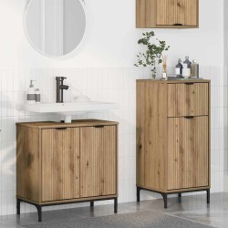 Ensemble de mobilier de salle de bain 2 pc Chêne artisanal 630995630995