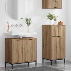 Ensemble de mobilier de salle de bain 2 pc Chêne artisanal 630995630995
