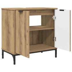 Ensemble de mobilier de salle de bain 2 pc Chêne artisanal 630995630995