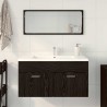 Ensemble de mobilier de salle de bain 2 pcs Chêne noir 630996630996