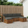 Ensembles de canapés Bois d'Acacia Massif 631009631009