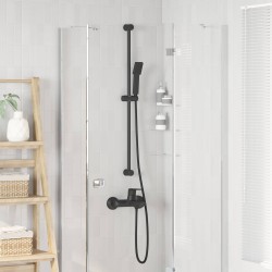 Ensemble de Douche Noir 150 cm Acier inoxydable 631010631010