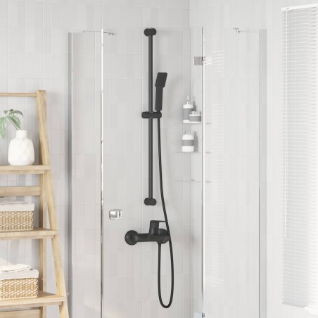 Ensemble de Douche Noir 150 cm Acier inoxydable 631010631010