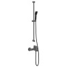 Ensemble de Douche Noir 150 cm Acier inoxydable 631010631010
