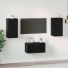Ensemble meuble TV 3 pcs Chêne noir Bois d'ingénierie 631011631011