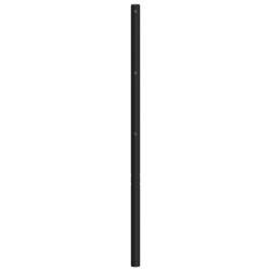  Tête de lit métal noir 140 cm 